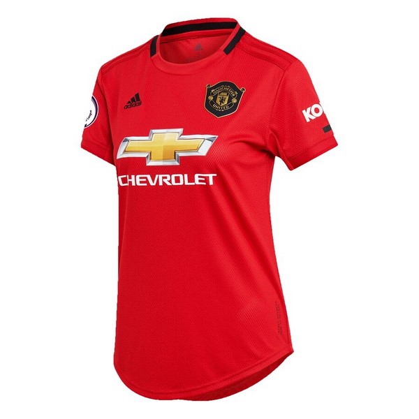 Camiseta Manchester United Replica Primera Ropa Mujer 2019/20 Rojo